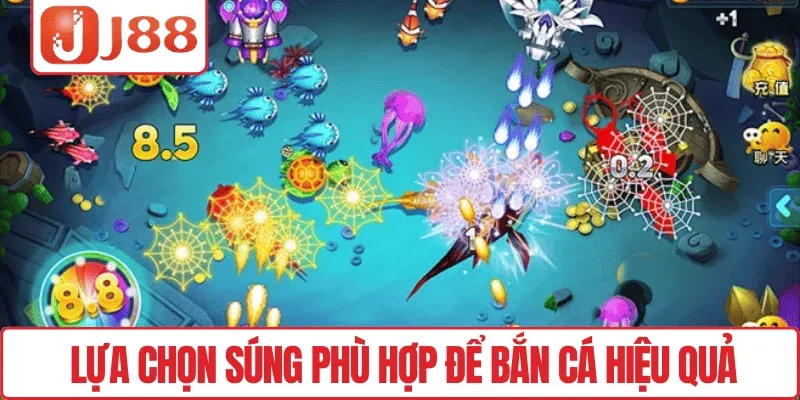 Bắn Cá Tiểu Tiên Cá J88 – Game Hot Đại Dương Thưởng Lớn 3 Lựa chọn súng phù hợp để bắn cá hiệu quả